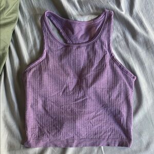 Lululemon Ebb to Street Cropped Racerback Tank Top